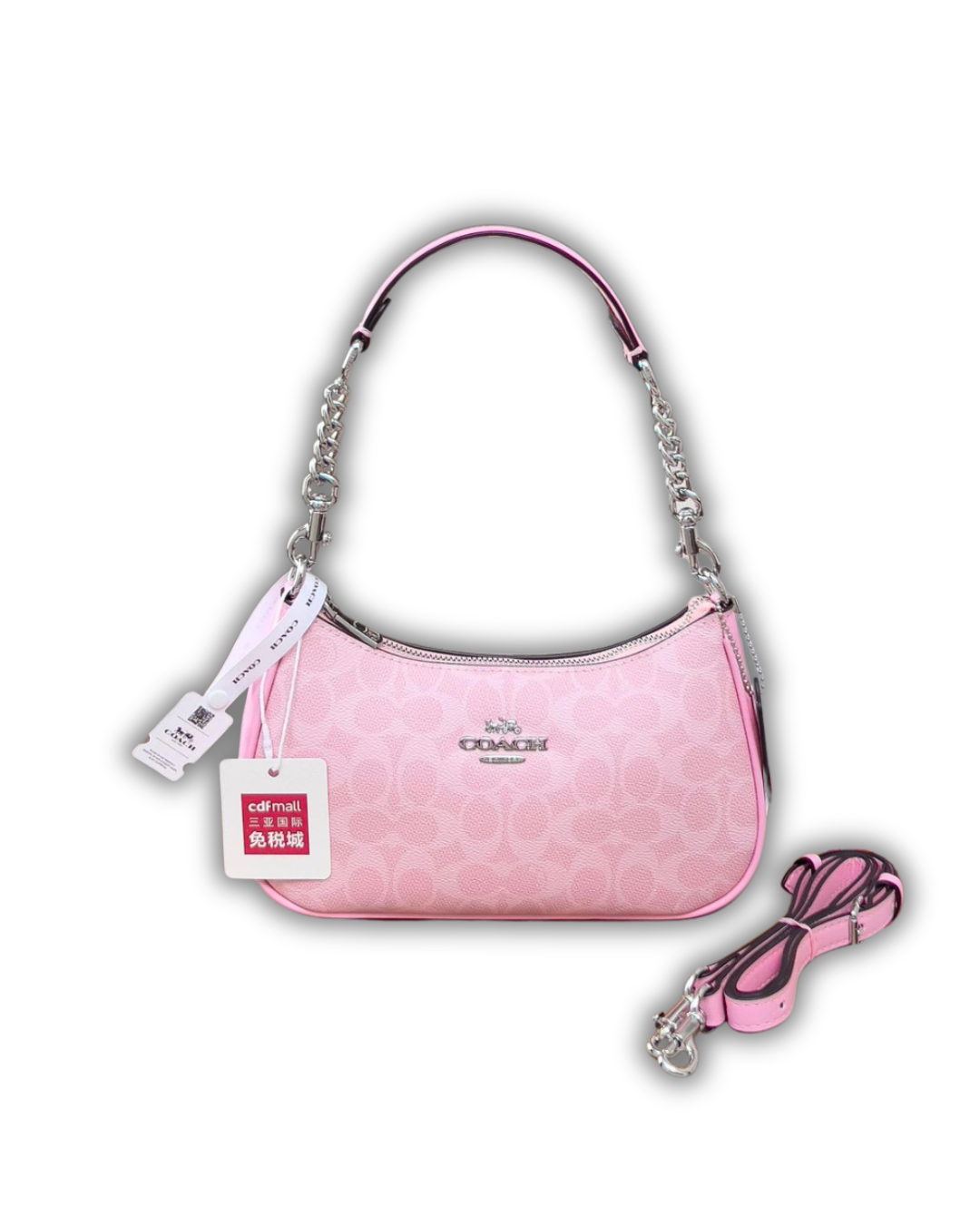 Pink Silver Teri Shoulder Bag